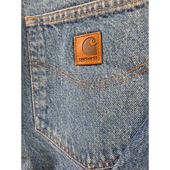 Carhartt Blue Straight Leg Jeans Size 50 x 32 - Picture 2 of 5